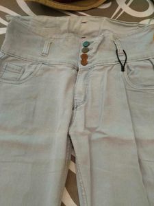 Light Blue High-Waisted Jeans
