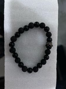 Beaded Bracelet with crown Charm