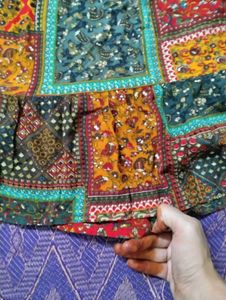 Bohemian Patchwork Maxi Dress