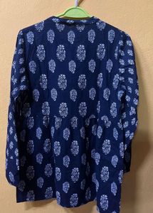 Beautiful Navy Blue Printed top