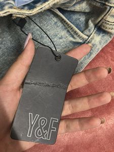 Womens Acid Wash Cargo Jeans