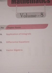 Mathematics - Class 12th Textbook