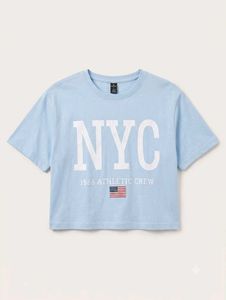 Light Blue NYC Athletic Crew T-Shirt