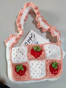 Strawberry Crochet Handbag