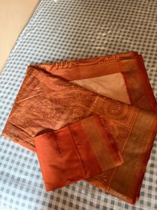 Brand New Banarasi Katan Pure Silk Saree
