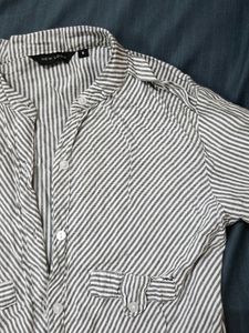 Stripped Kurti/Shrug
