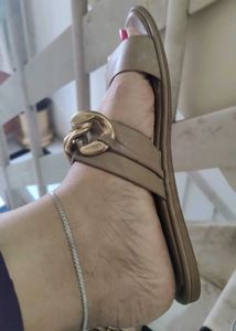 Worn Beige Women's Sandals