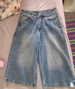 Vintage Wash Wide Leg jorts