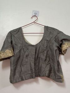 Elegant Grey Saree