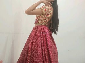 BLOUSE AND SAREE SET♥️