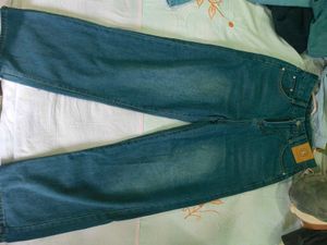Wide Leg Denim Jeans