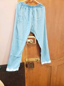 Elegant Embroidered Light Blue Kurta