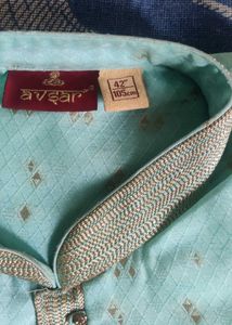 Men's Light Blue Kurta