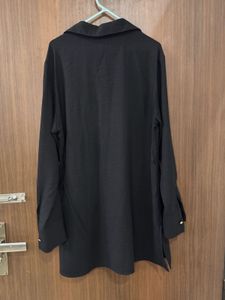 Chic Black Button-Up Shirt