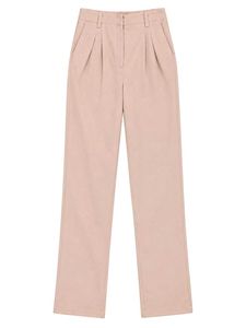 Comfortable Beige Wide Leg Trousers