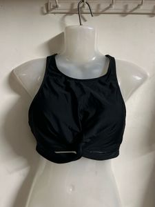 Black Sports Bra Bikini Top