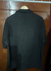 Men's Black Short Sleeve Shirt
