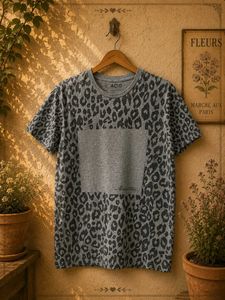 ACID by Litmus Women's Grey Printed T-shirt