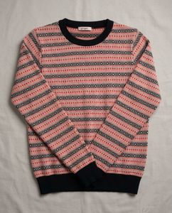 Pink Fair Isle Knit Sweater