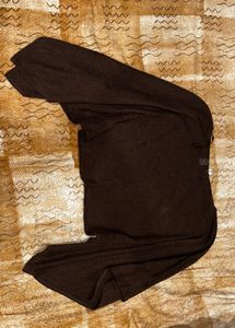 Cozy Brown Poncho H&M Top