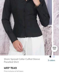Classic Black Button-Up Shirt