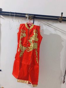 Festive Red Girls Clothing