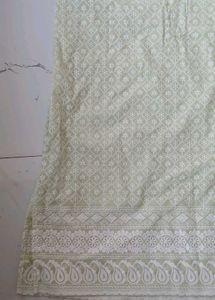 mint embroidered kurti