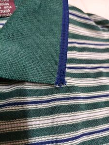 Wrangler Men's Striped Polo Shirt