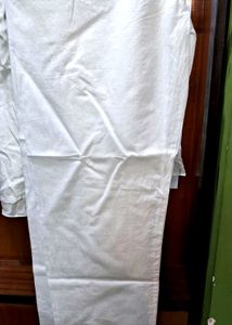 Classic White Palazzo Pants