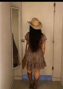 Leopard Print Mini Dress