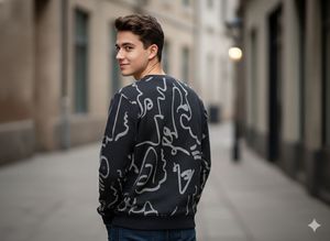 Urban Lines Stylish Sweatshirt