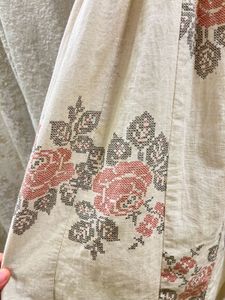 Boho Floral Button-Up Sundress
