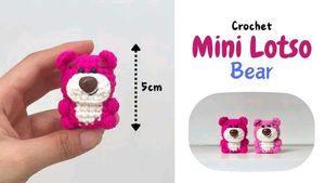 Disney Lotso Bear Crochet toy 🪀