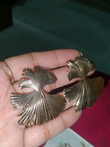 Unique Leaf Design Earrings