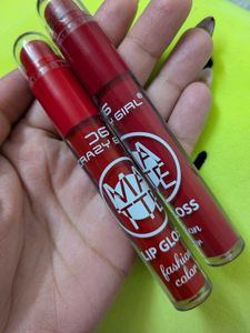 DG Crazy Girl Matte Lip Gloss and lipstick