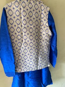 Men's Royal Blue Kurta