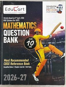 EduCart Mathematics Question Bank Class 10 CBSE