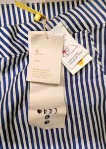 TERRA LUNA Kahdi Striped Wide Leg Pants