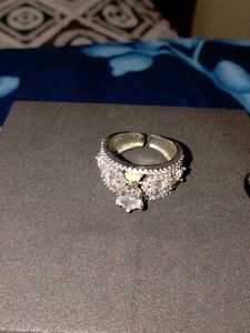 Sparkling Adjustable Cocktail Ring