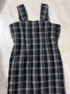 Plaid checked Mini Dress