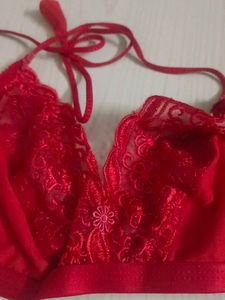 Elegant Red Lingerie Set