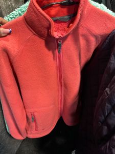 Coral Fleece Zip-Up Jacket