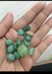 natural Green Onyx  Beads Lot