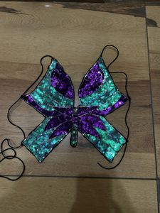 trendy butterfly backless top