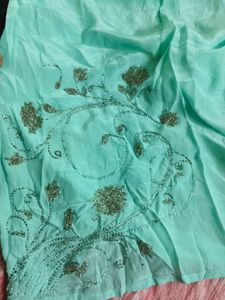 Designer sea green top ateesha by swapnil sindhe