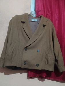 Vintage Wool Blend Overcoat