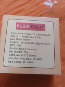 Hudia Beauty Matt BB Compact Powder