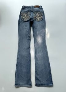 Y2K Embellished Bootcut Jeans