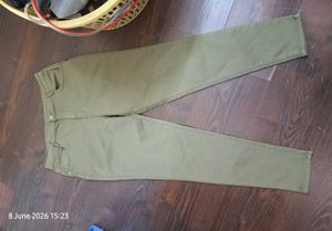 Olive Green Skinny Fit Pants