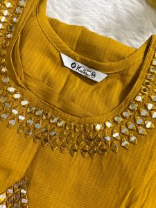 Elegant Yellow Kurta Set